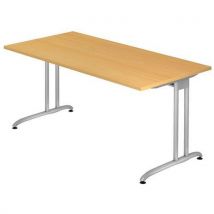 Scrivania Fissa 160 Cm Serie B Faggio - Manutan