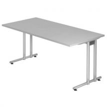 Hammerbacher - Scrivania Fissa 160 Cm Serie N Grigio