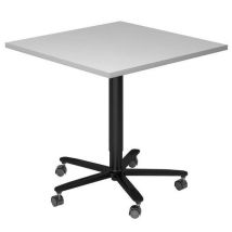 Tavolo Riunione Quadrato 80x80cm Regol In Alt Grigio/nero - Manutan