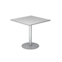 Tavolo Da Riunione Quadrato 80x80cm Grigio/alluminio - Manutan