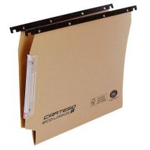 Lotto di 25 Cartelle Sospese Cartesio Eco Per Armadio Int 33 Cm. Fondo V - Bertesi