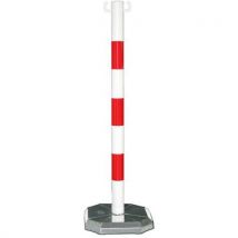 Croso - Paletto In Pvc Su Base Finitura Rossa/bianca Da Zavorrare