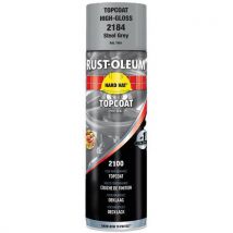 Rust-Oleum - Vernice Di Finitura Spray Hard Hat - 500 Ml - Grigio Acciaio