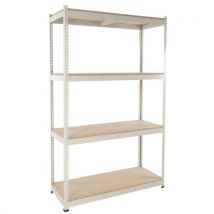Scaffalatura Rapid 1 2440x1525x455-4 Ripiani-truciol-ral7032 - Manutan