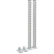 Treston - Coppia Di Montanti Forati Su Piastra - Altezza 793 Mm