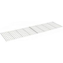 Manorga - Ripiano a griglia per scaffalature Epsivol - 500x600mm 100kg Acciaio Grigio Chiaro
