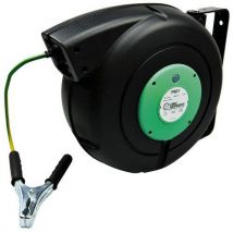 Cable Equipements - Avvolgitore A Richiamo Automatico P801 - Con Pinza Di Messa A Terra