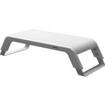 Fellowes - Supporto Monitor Hana Struttura Alluminio Piano Abs Bianco
