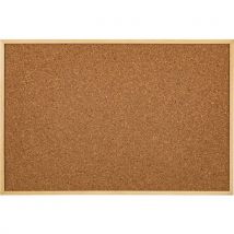 Methodo - Bacheca A Muro In Sughero - Cornice In Legno 90x120