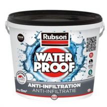 Rubson - Rivestimento Impermeabile Anti-infiltraz-nero-secchio 5kg