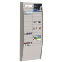 Paperflow - Casellario A Parete 50 Scomparti 50 Sc.a4 Alt. 112 Colore Grigio