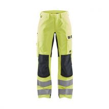 Blaklader - Pantaloni Multin Tess Iner Stretch Donna Giallo/blu Mar D22