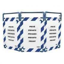 Viso - Barriera Di Protezione Struttura Pvc 3 Pann Logo Area Riserv