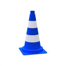 Verkeerskegel - Blauw/wit - 500 Mm, - Schake