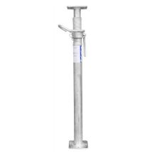 Steunbeugel Uni Voor Pijpwanden-800-1320mm Gegalv. 11827v., - Schake