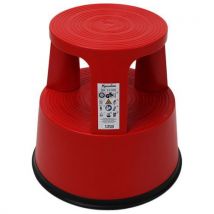 Verrijdbaar opstapkrukje polypropyleen - 2 treden - Manutan Expert