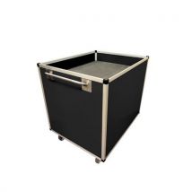Dossierwagen Met Verende Bodem Handvat 850x650mm 50 Kg Zwart, - Fimm