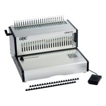 GBC - Inbindmachine Combbind CB30E Pro - 30 Vel Ponscapaciteit - 500 Bladen Gekoppeld - A4 - Zilver