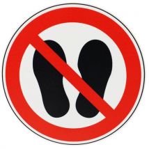 Bord Gras Niet Betreden - Pvc - 10 Cm, - Manutan Expert