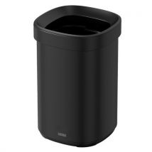 Afvalbak Open Inworp 20 L Metaal Zwart, - Desq