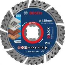 Diamantschijf Expert X-lock Multimaterial 125x22,23x2,4x12mm, - Bosch