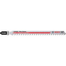 Bosch - Decoupeerzaagblad EXPERT T341HM - Voor gips & fiber - 132mm - 3 stuks