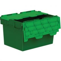 Opbergbak met vast deksel - Groen - Totebox
