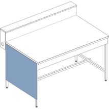 Zijpaneel Voor Onderstel Labaratoriumtafel - 600mm,