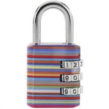 Hangslot 3-cijfer Combinatie 30mm Met Patroon 1509eur, - Master Lock