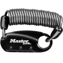 Rugzakslot Met Cijfercombinatie En Kabel, - Master Lock