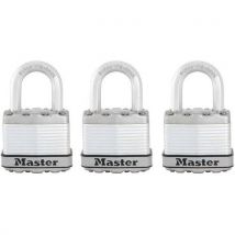 Hangslot No Crack 8 Hoekig Gelamineerd Staal - Beugel 24 Mm, - Master Lock