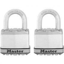Master Lock - Hangslot 52 mm Gelamineerd Staal Excell - 4 Sleutels - Beugel 9 mm - Duurzaam en Veilig