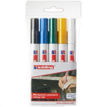 Etui Watervaste Markers Oor Geel En Wit Doorsnee: 15 Mm, - Edding