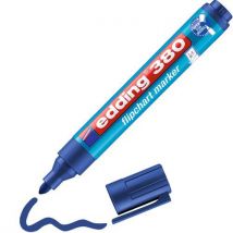 Edding - Flip-over marker - Blauw - Beitelpunt 1.5-3 mm - Kunststof - 100% recyclebaar