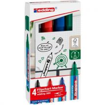 Assortiment Markeerstiften Omhulmat:plasti Lijndikte:3 Mm, - Edding