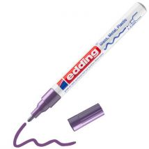 Verfmarker Edding 751 - Ronde Punt Gemiddeld - Paars, - Edding
