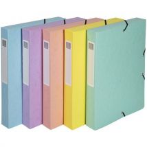 Klasseerdoos Exabox Rug 25mm Glanskarton Aquarel Geass, - Exacompta