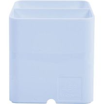 Exacompta - Pennenhouder PEN-CUBE - Aquarel pastelblauw - 2 vakken - Polystyreen - Recyclebaar