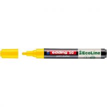 Ecoline Verfmarkeerstift E-50, Middeldikke Punt Geel, - Edding