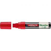 Ecoline Verfmarkeerstift E-52, Dikke Punt Rood, - Edding