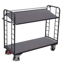 Etagewagen Laag Met 2 Etages - Antraciet - Sw-640.200, - Variofit