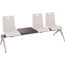 EOL - Wachtbank Evasion 3-zits - Wit Beuk - 190cm Breed - Eco-Verantwoordelijk