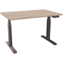 Bureau Elektrisch B 120 X D 80cm Dikte 25 Mm Brunswick/zwart, - EOL