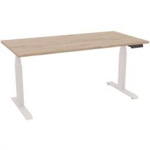 Bureau Elektrisch B 160 X D 80cm Dikte 25 Mm Brunswick/wit, - EOL