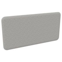 EOL - Akoestisch privacy paneel voor bureau Axel 2 - 140x70cm Lichtgrijs - Geluiddempend, 98% gerecycled