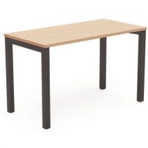 Bureau Arial rechthoekig blad 25 mm - vierkant bridge poten - Eol - EOL