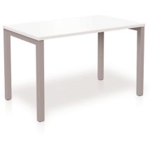 EOL - Bureau Arial rechthoekig 140x80 cm - Wit blad, 25 mm dik - 51% gerecycled - Kantoormeubilair