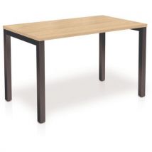 Bureau Arial rechthoekig blad 25 mm - vierkant bridge poten - Eol - EOL