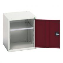 Hangkast Verso Lichtgrijs/rood _ 16926032.24, - Bott