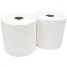 Schoonmaakpapier Wit 2-laags Siliconenvrij 500 Vellen/rol, - Ikatex